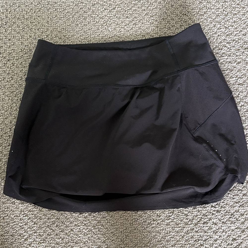 Athleta Black Active Mini Skort
